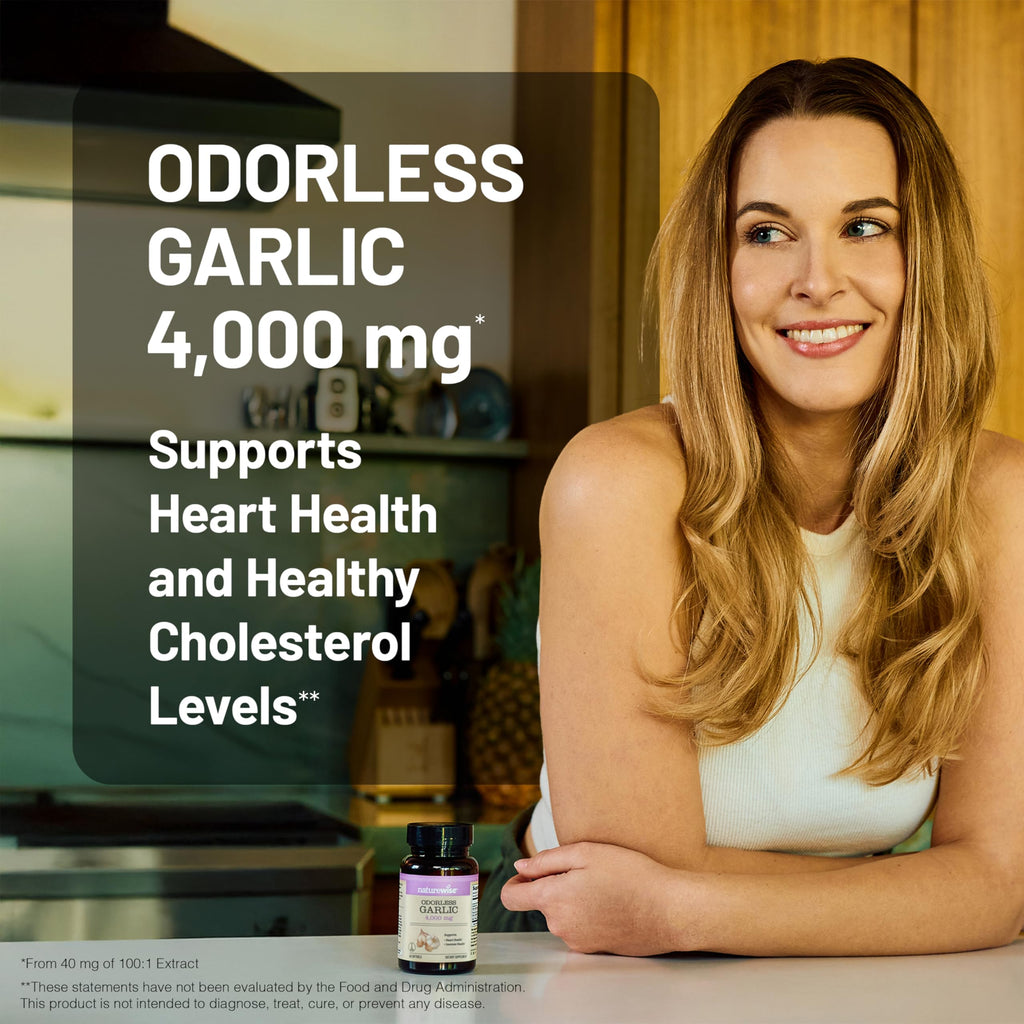 Odorless Garlic Supplement 4000mg 60 Count W833729