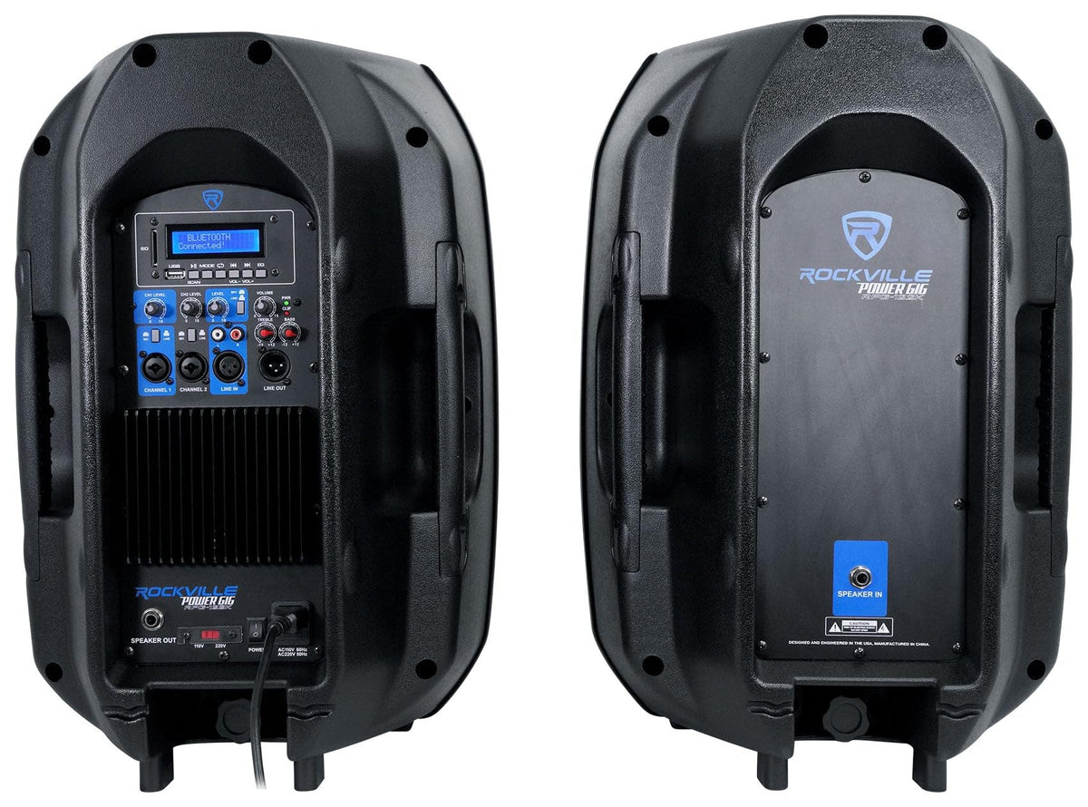 Dual 12" Powered PA Speaker Package J56946