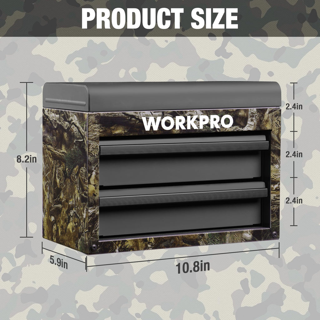 Metal Mini Tool Box with 2 Drawers N565