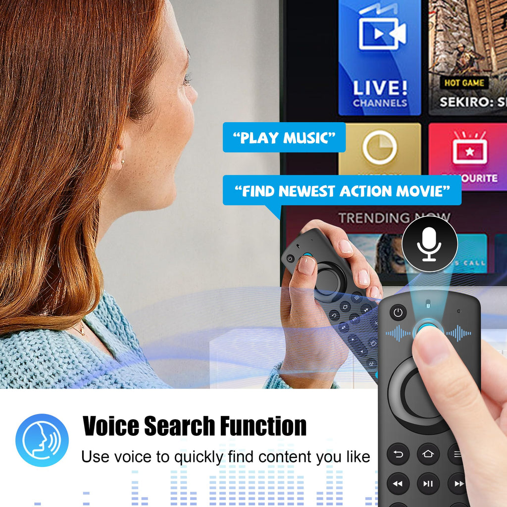 Remote Voice Replacement for Fire Stick Smart TVs N4949