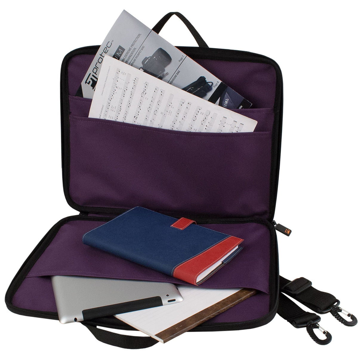 Slim Portfolio Bag Purple D177
