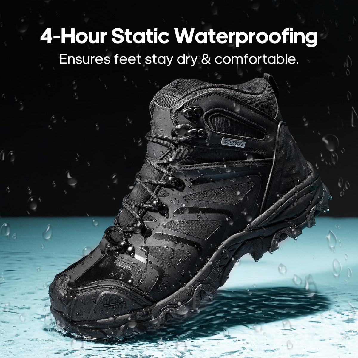Waterproof Steel Toe Work Boots N538939