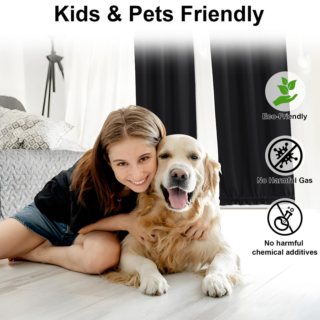 100% Blackout French Door Curtain R972986