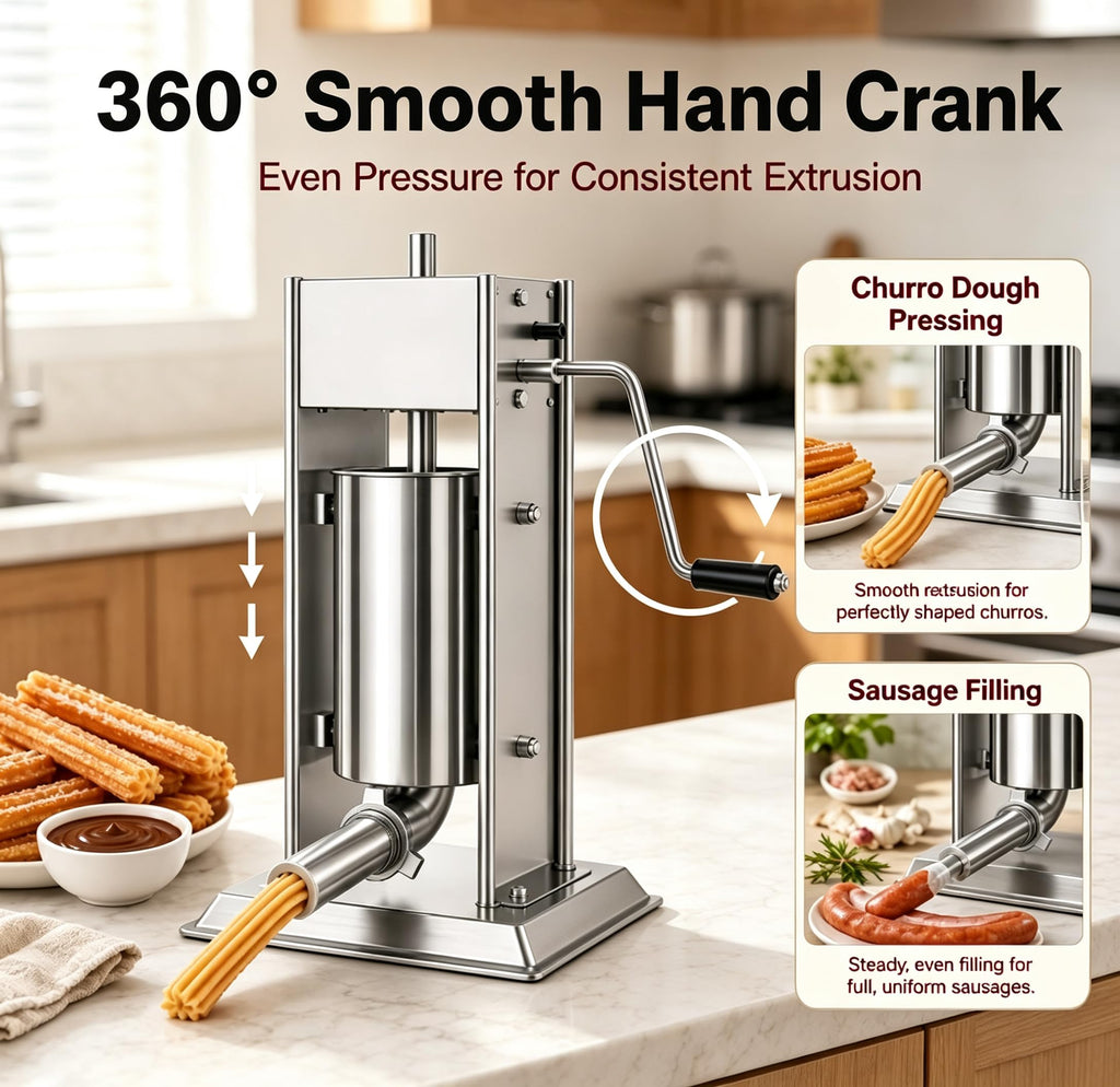 3-in-1 Manual Sausage Stuffer 15LB Q8011