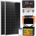 200 Watt 12V Solar Panel Starter Kit U65954