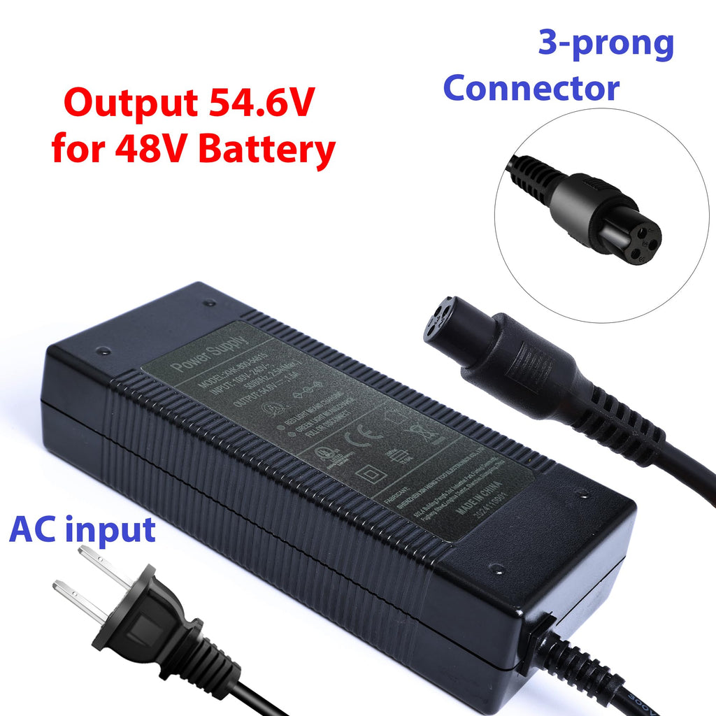 54.6V Power Adapter for Electric Bike Electric Scooter H689