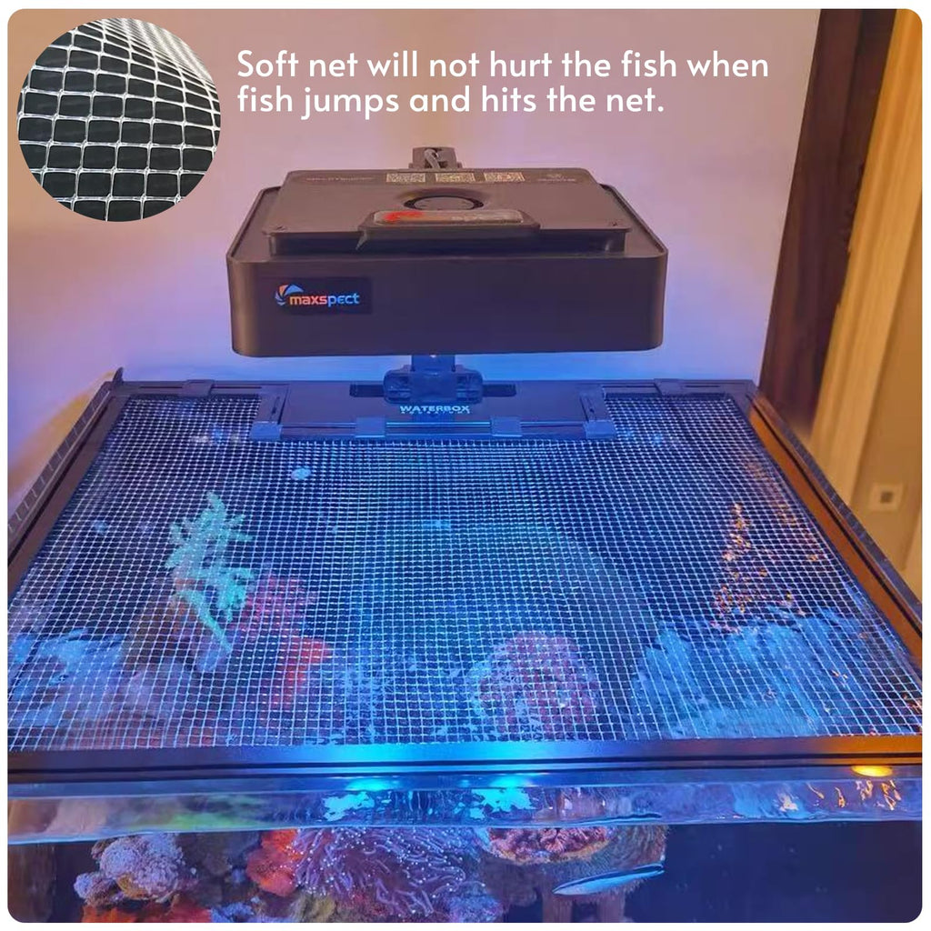 Transparent Mesh Aquarium Lid Cover 5.12 Feet X 3.37 Feet W672