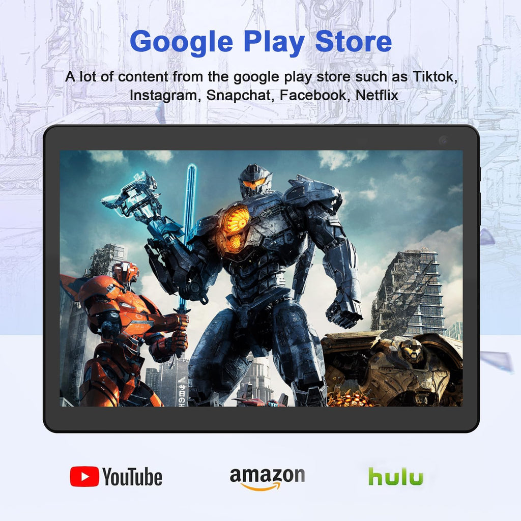 Android Tablet 10 inch 6GB RAM 32GB ROM Quad-core H9765