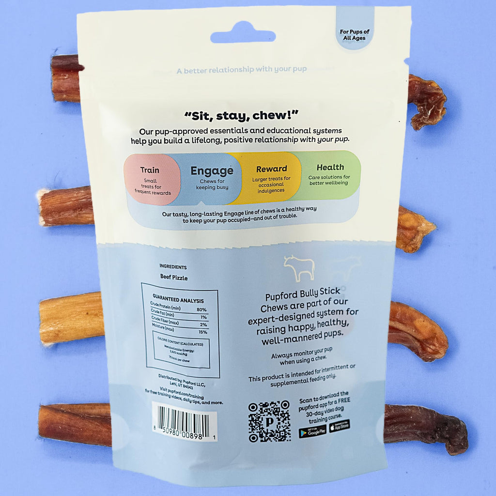 Bully Sticks for Dogs & Puppies, 6", 10 Count G2005