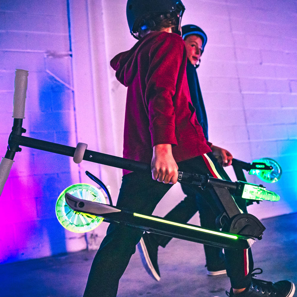 Two-Wheel Kick Scooter for Kids 5-8 with RGB Lights G345