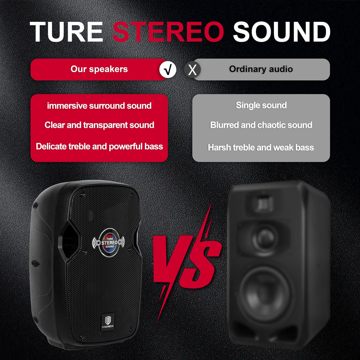 10-Inch Bluetooth PA Speaker System with Wired Microphone T559887