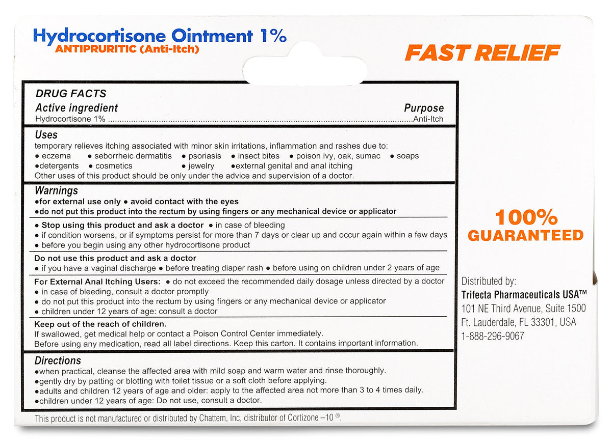 Hydrocortisone Ointment 1% 1 oz C54090
