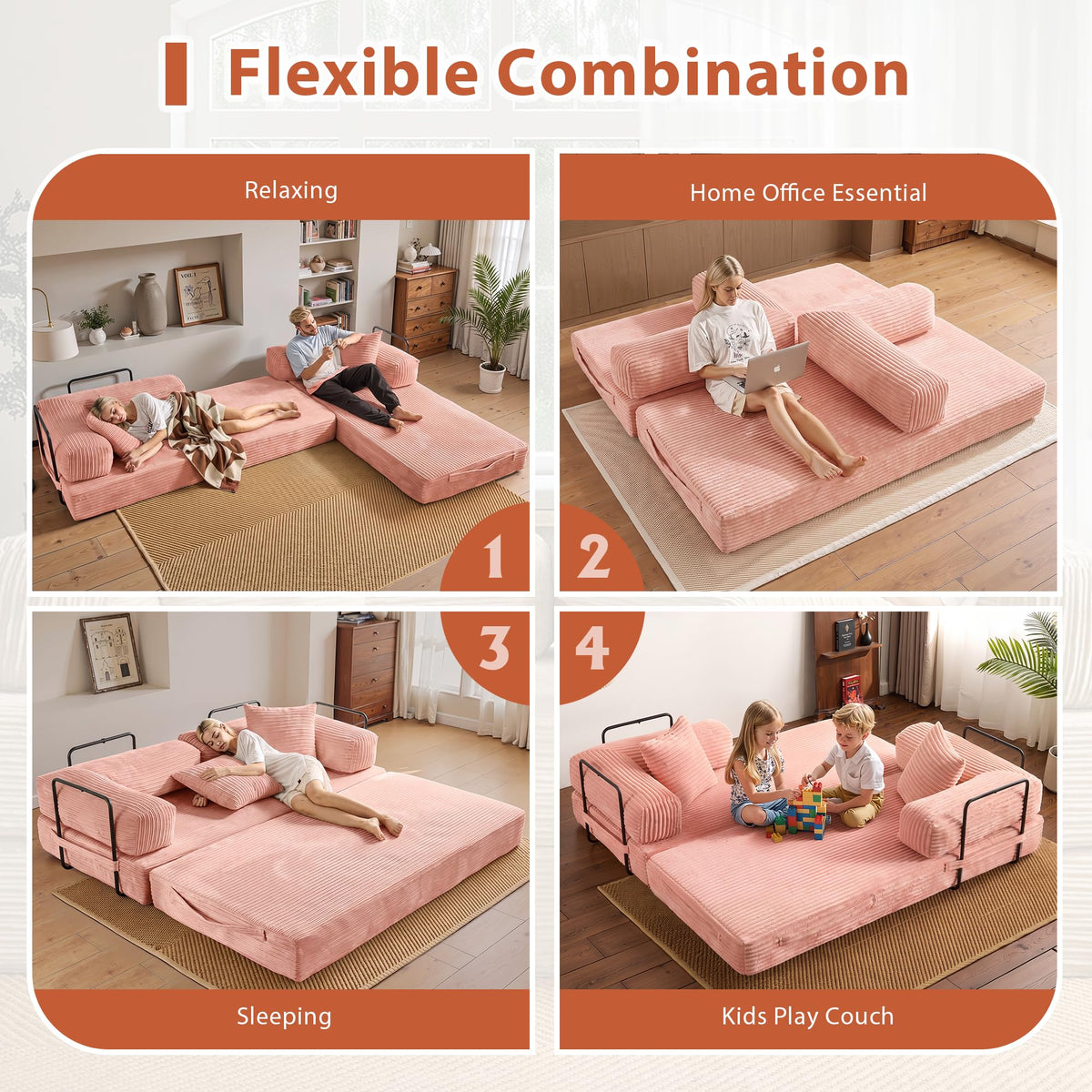 Convertible Futon Sofa Bed X444