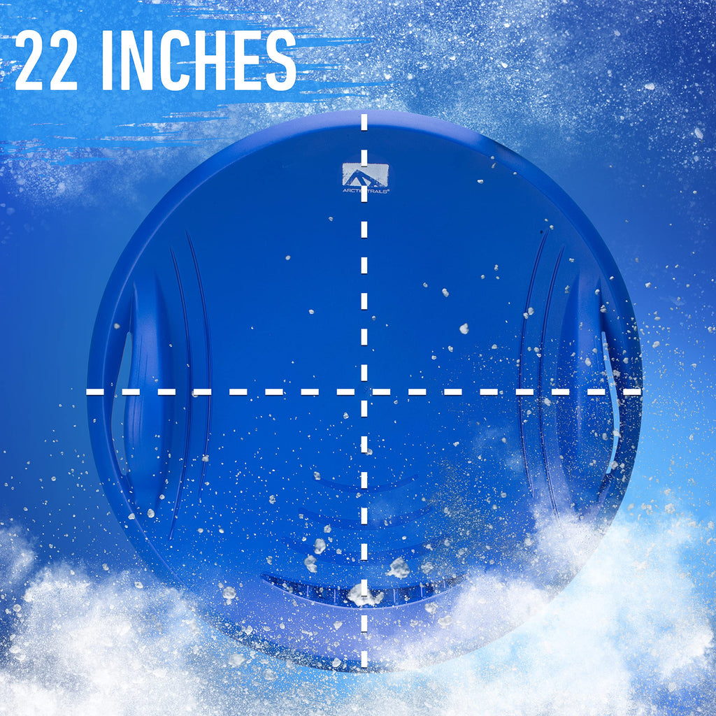 Kids Plastic Snow Sled with Handles S71478