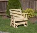 Pressure Treated Outdoor Glider Chair X173406